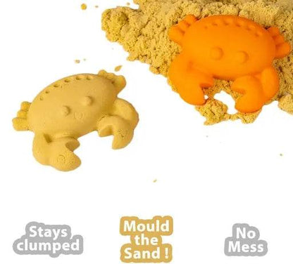 RATNA'S Wonder Sand 500 grams Brown colour.Smooth & Soft sand for kids for hours of sand play,with 1 Big mould inside. - T-Rex the toyland Sitamarhi