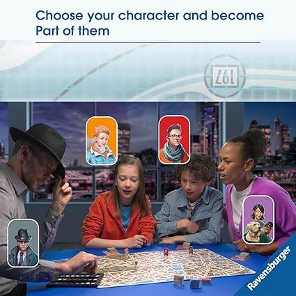 Ravensburger board game featuring interactive gameplay for ages 10 and up