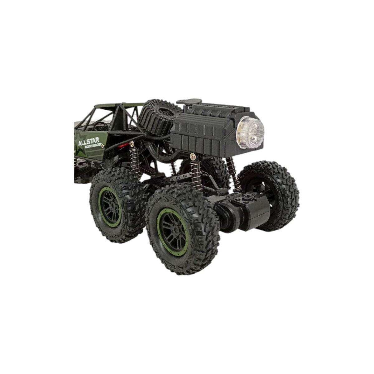 Black T-Rex remote control car with remote for off-road action, suitable for ages 8 and up
