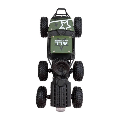 T-Rex remote control car with remote in green, designed for outdoor action and fun for all ages