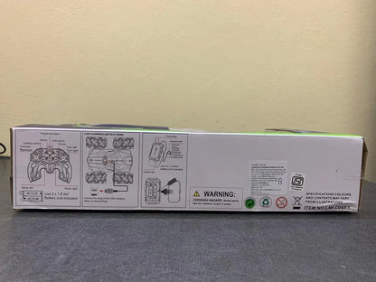 Remote control car with remote in colorful packaging, suitable for ages 6 and up