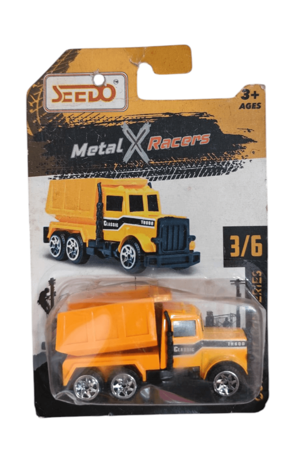 Seedo Metal X Racers Construction Series Die Cast Car for Ages 3+ - T-Rex the toyland Sitamarhi