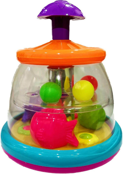 SHOOTING STAR Plastic Non Toxic Push and Spin Elephant and Ball 0 to 24M+ - T-Rex the toyland Sitamarhi