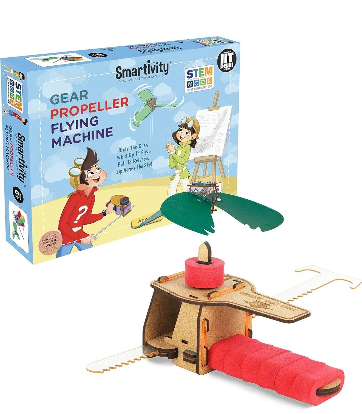 DIY Flying Machine Kit for Children - Smartivity Propeller STEM Toy | T ...