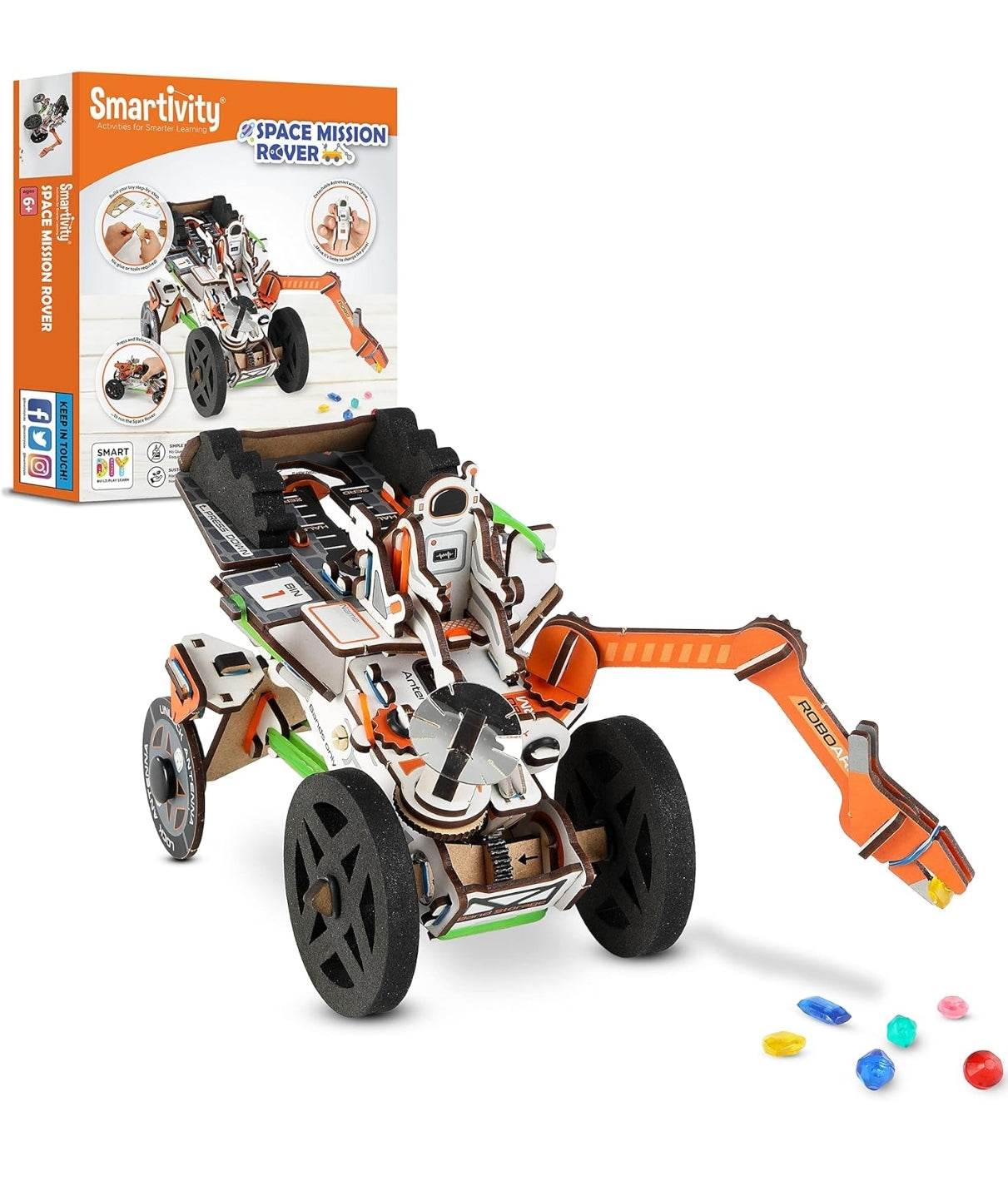 Smartivity Educational Space Toy Mars Mission Rover STEM Kit for Kids ...