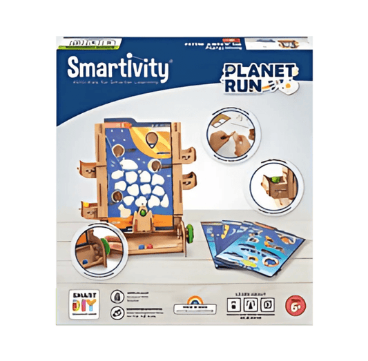 Smartivity Planet Run STEAM kit educational toy for kids with DIY assembly and learning activities