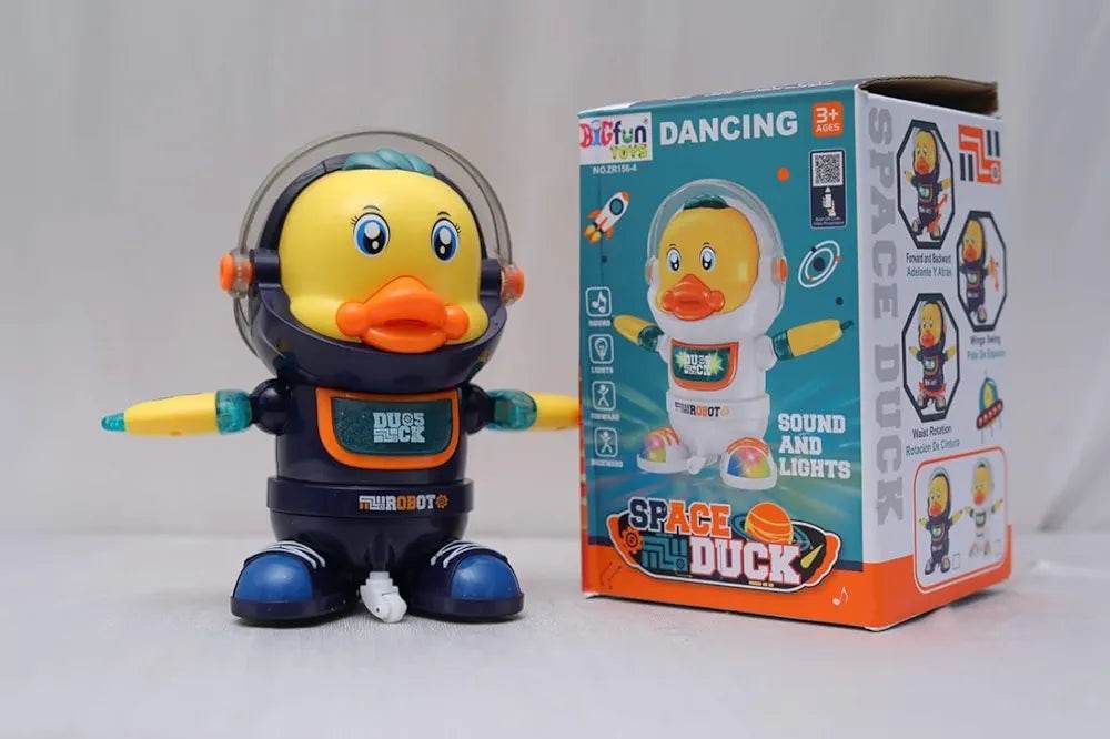 Space duck dancing toy musical figure in astronaut suit with sound and lights by T-Rex the toyland Sitamarhi