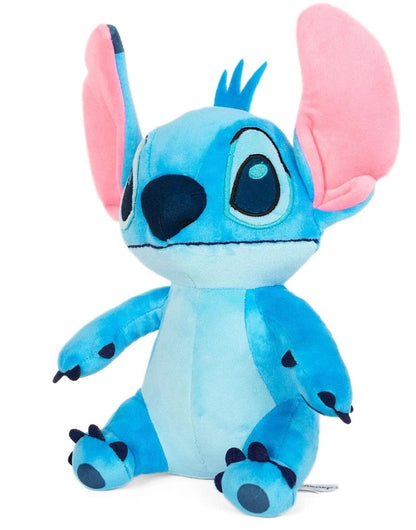 Stitch Disney toy, blue plush character, suitable for kids aged 3 and up.