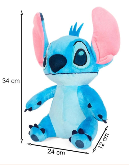 Blue Stitch Disney toy plush doll, soft and cuddly for children aged 3 and up
