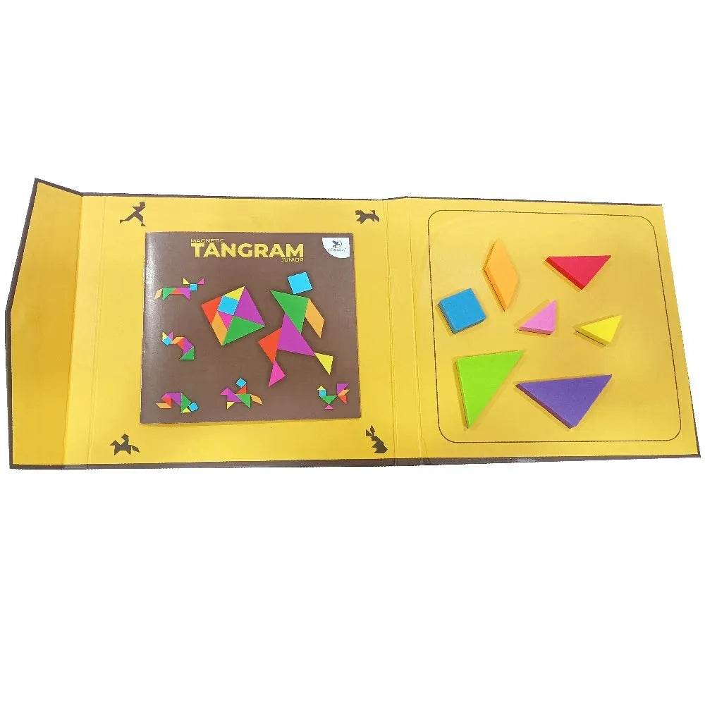 Tangram Junior - Magnetic Brain Game for 5 Years & Above - T-Rex the toyland Sitamarhi