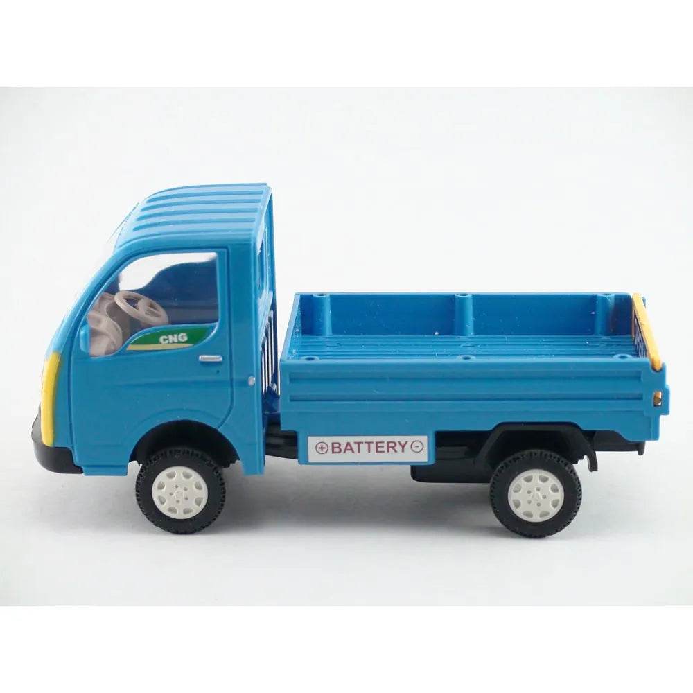 Blue Tata Ace toy truck with open cargo bed and detailed cabin from T-Rex the toyland Sitamarhi