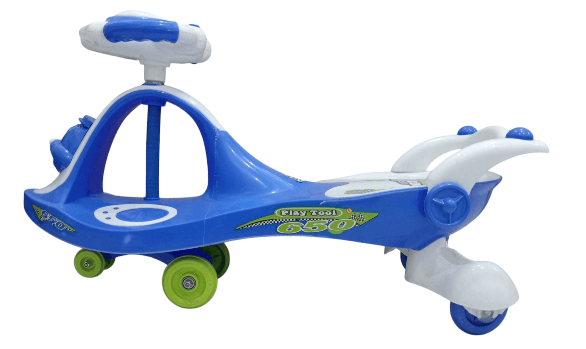 Teddy Magic Car Ride on, Racing Car, Fun Activity Car, Riding Car, Non Battery Operated Car, Kids Playing Scooter, Fun Riding Car for Kids with Music, Light with Wide Foot Rest, Spacious Seat, Steering Wheels Indoor Outdoor-Green - T-Rex the toyland Sitamarhi