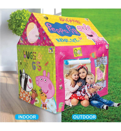 Tent for Kids|Peppa theme|for boys and girls|BIS approved| Outdoor and Indoor| Age group 2 years+ - T-Rex the toyland Sitamarhi
