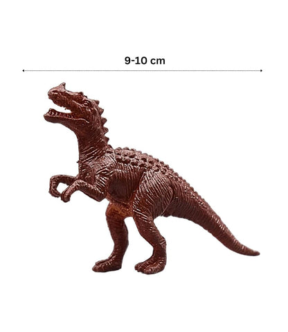 Brown toy dinosaur toy figurine, 9-10 cm tall, perfect for imaginative play for ages 3 and up