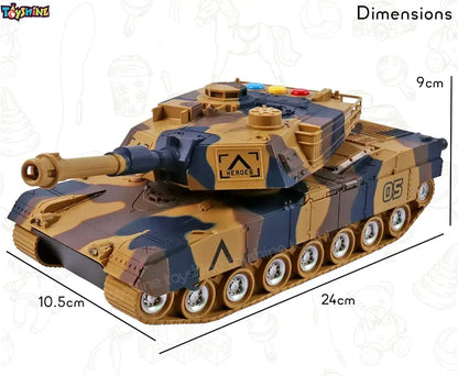 T-Rex toy Thomas the tank military tank in camouflage colors for kids aged 5-10 years