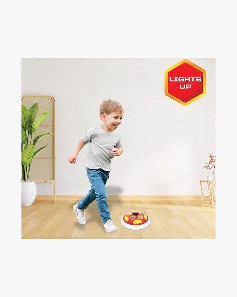 ToyMagic Paw Patrol Chase USB Rechargable Hover Football|Indoor Floating Led Light Soccer Ball|Air Football Disc with Soft Foam Bumpers|Glide On All Floor Types|Birthday Gift for Kids 3+|Multi - T-Rex the toyland Sitamarhi