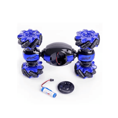 Toyrist Super Double Flip Rc Car Stunt Remote Control Pioneer Car 2.4Ghz Gesture Sensor Watch Control Toy Cars 360 Flips With Lights Music.,Red - T-Rex the toyland Sitamarhi