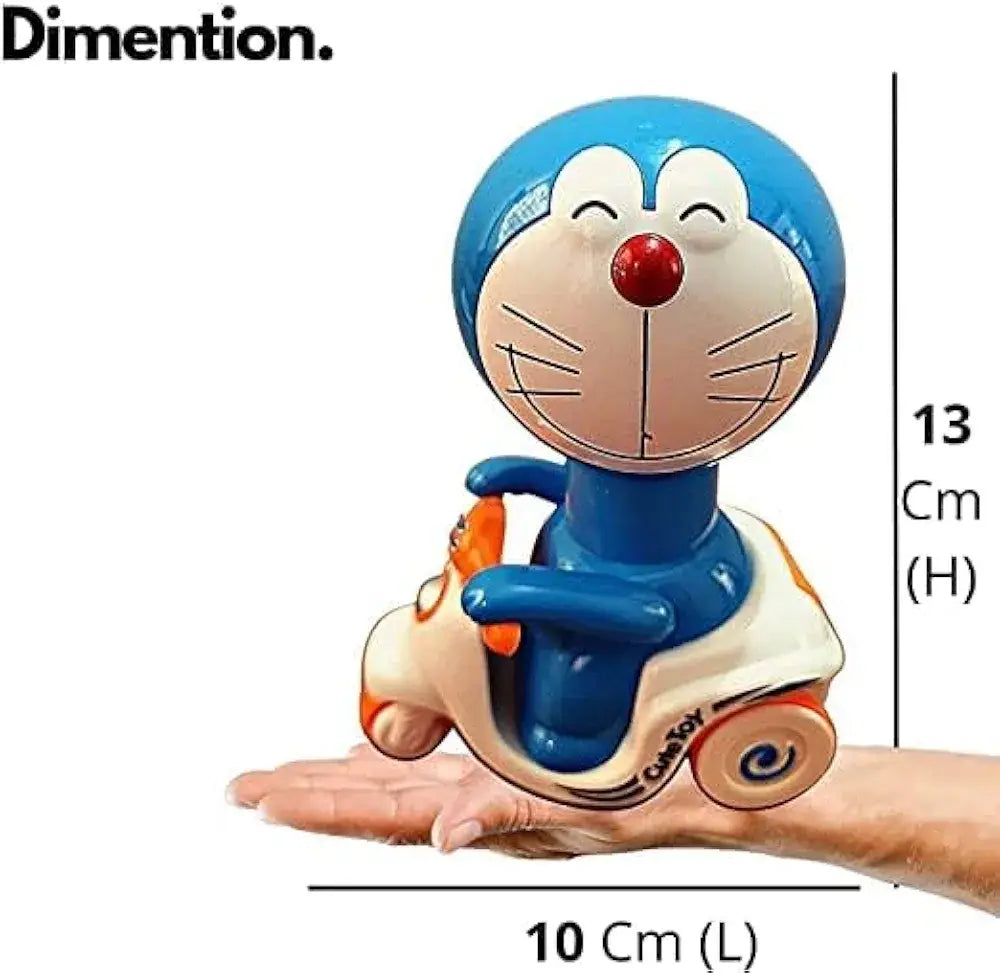 Blue cartoon toy vehicle for children featuring a character, suitable for ages 3 and up, toys toy vehicles