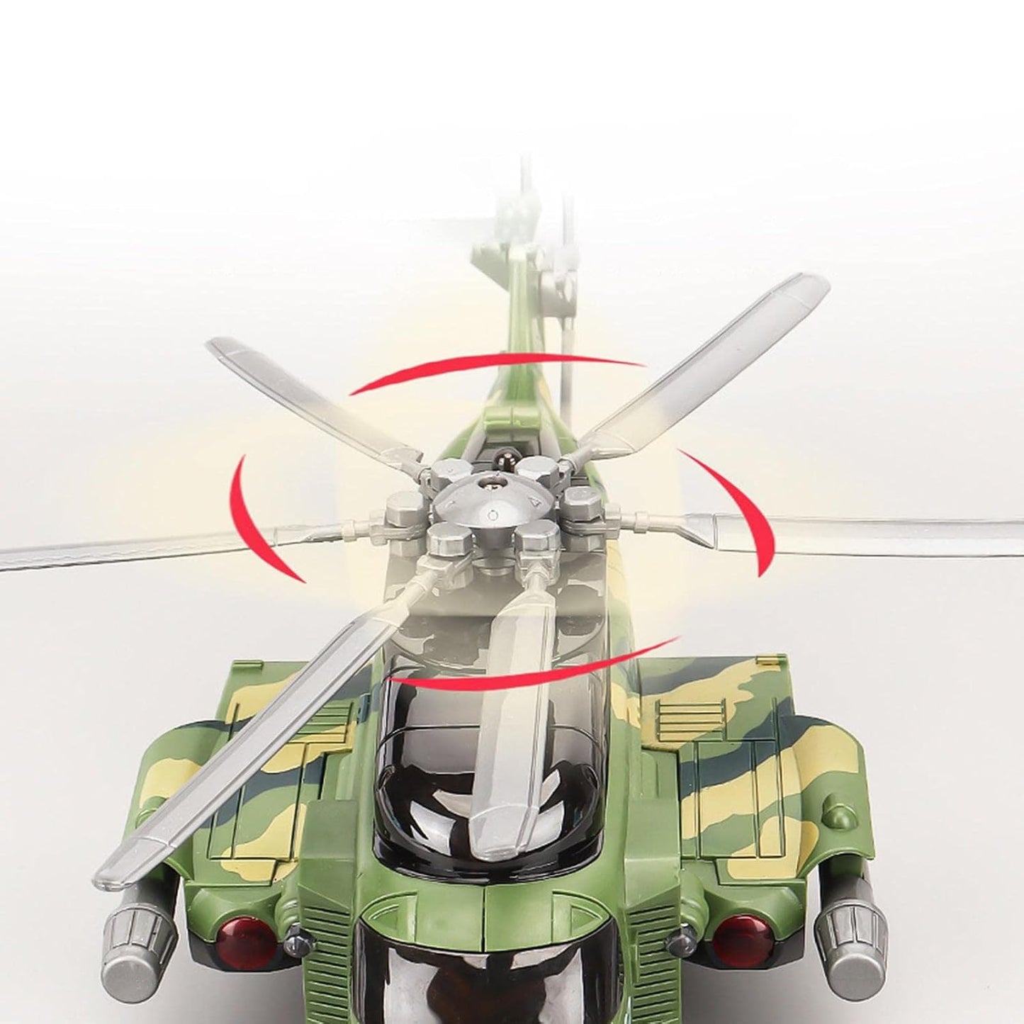 Green toy helicopter with spinning blades for kids aged 3-5 years, perfect for imaginative play with toys toy vehicles