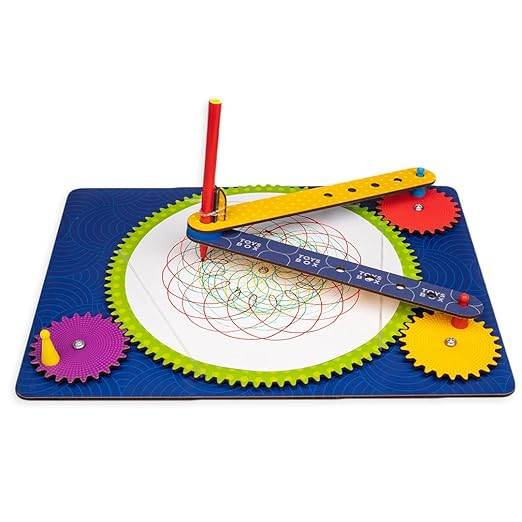 Toysbox Spirograph Machine A Fun Drawing Tool Art & Craft DIY Kit for Kids - T-Rex the toyland Sitamarhi