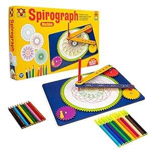 Toysbox Spirograph Machine A Fun Drawing Tool Art & Craft DIY Kit for Kids - T-Rex the toyland Sitamarhi