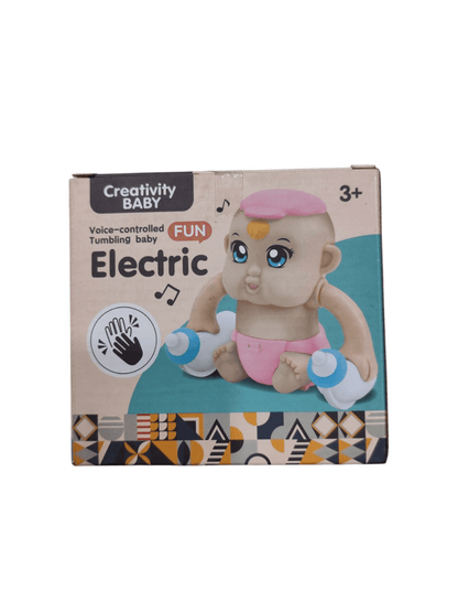 Toyshine Battery Powered Voice Control Cute Adorable Tumbling Baby with Dynamic Sound Musical Interactive Toy for Babies & Kids - T-Rex the toyland Sitamarhi