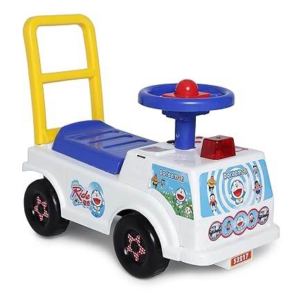 Toyzone Doraemon Mini Ride On-53217 | Baby Car | Kids Car | Toy Car| Push Car| Storage and Backrest | Swing Car| Ride on Car with Music & Horn - T-Rex the toyland Sitamarhi