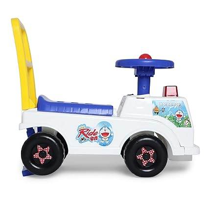 Toyzone Doraemon Mini Ride On-53217 | Baby Car | Kids Car | Toy Car| Push Car| Storage and Backrest | Swing Car| Ride on Car with Music & Horn - T-Rex the toyland Sitamarhi