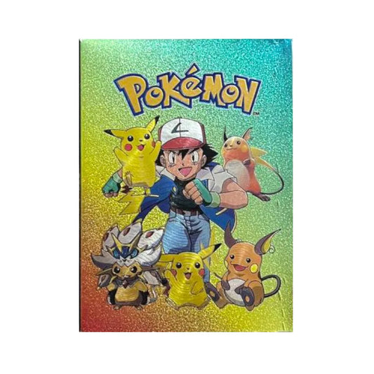 Pokemon Limited Edition Golden Foil Collector Card Set, Pikachu Design