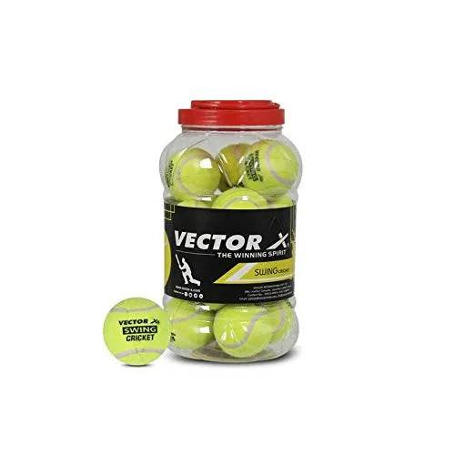 Vector X cricket tennis balls jar with bright yellow balls by T-Rex the toyland Sitamarhi