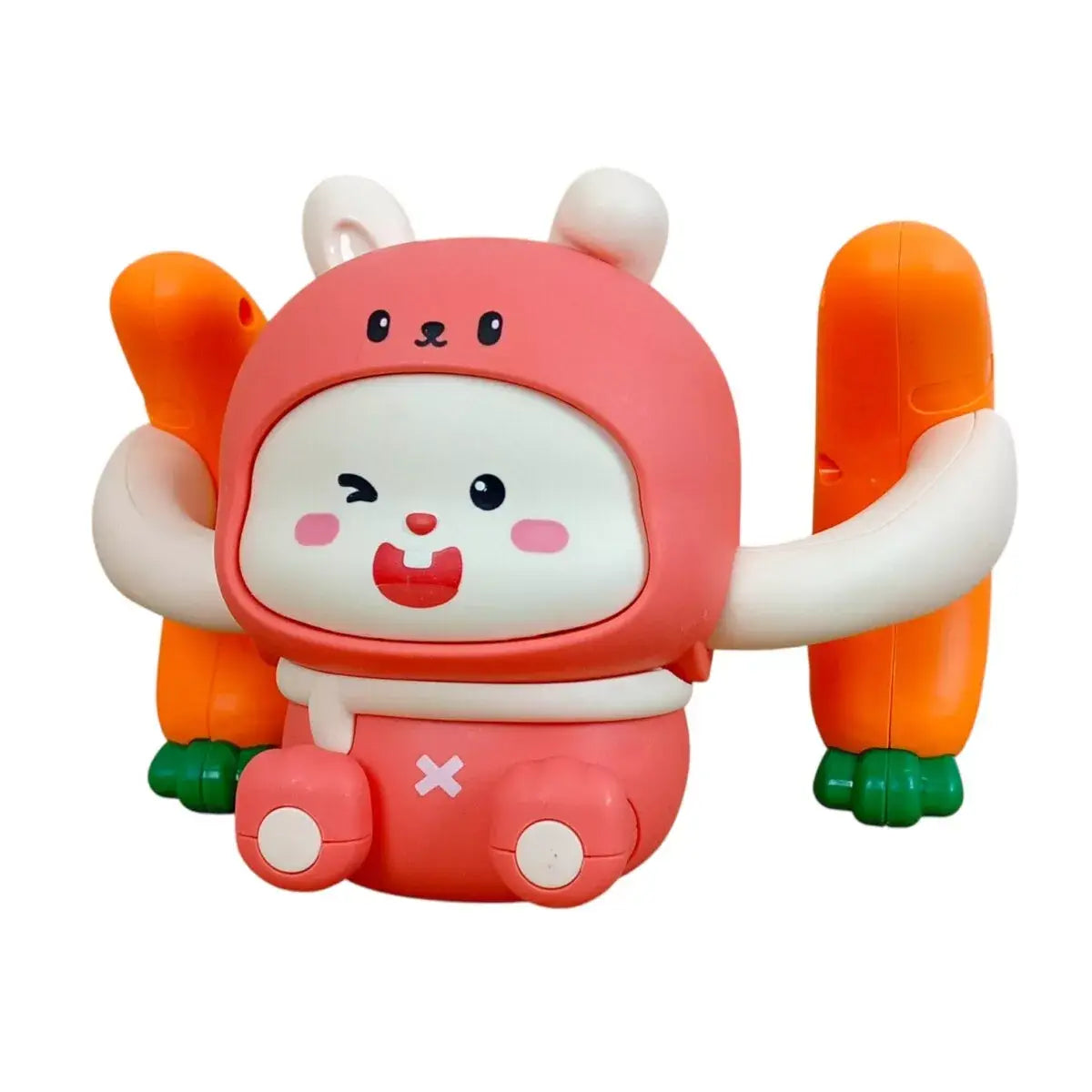 Cute pink voice control Optimus Prime toy with movable arms for toddlers