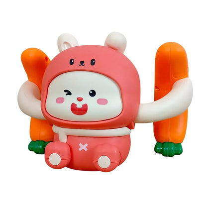 Cute pink voice control Optimus Prime toy with movable arms for toddlers