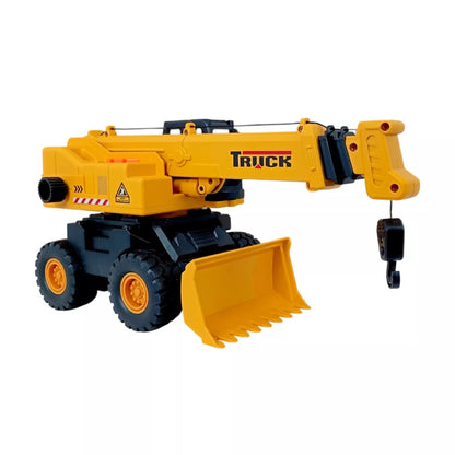 Powerful Truck Simulation Crane with Sound And Light for Kids 3+ Years | Realistic Construction Toy