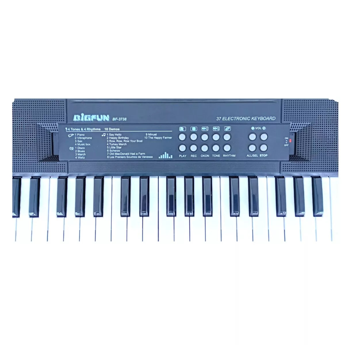 Luminoso Electronic Musical Keyboard with 37 Keys and Mic | Fun Interactive Kids Keyboard for 4+ Years