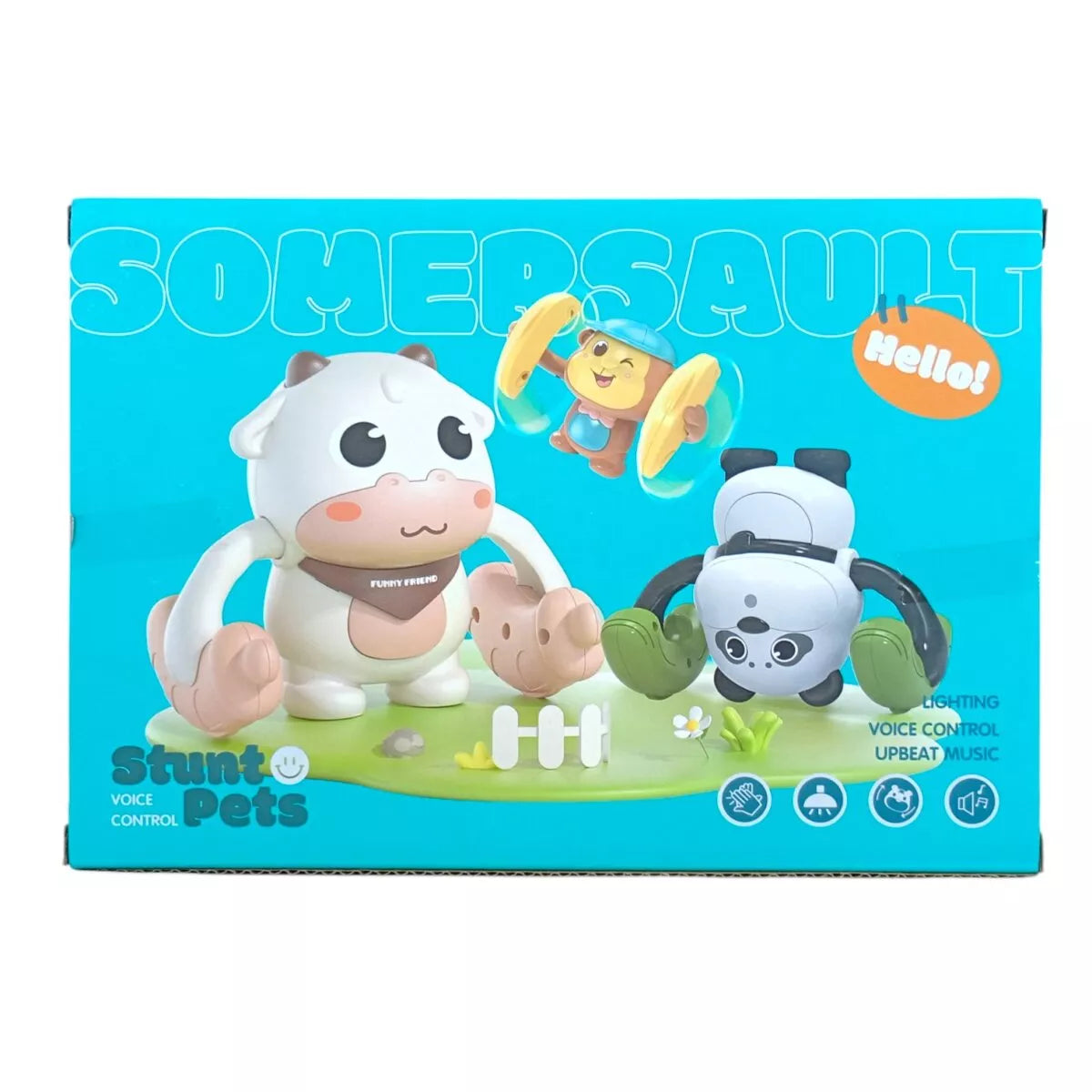 Lumo Funny Stunt Pet Voice Control Toy | Fun And Exciting Toy For Kids | 3+ Years – Amazing Interactive Voice-Activated Stunt Pet for Smart Playtime Fun