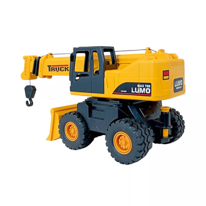 Powerful Truck Simulation Crane with Sound And Light for Kids 3+ Years | Realistic Construction Toy