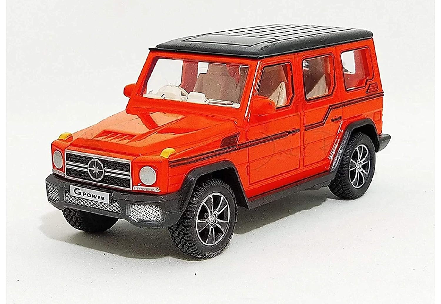 Centy Pull Back Series red G-Power AMG SUV toy car with detailed design and black roof