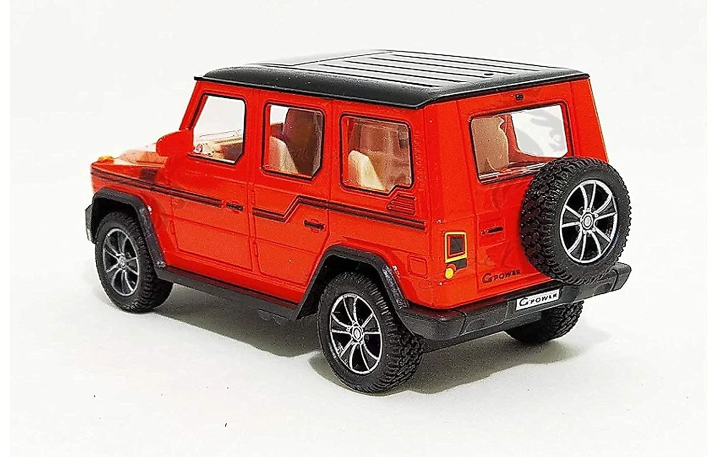 Centy Pull Back Series red G-Power AMG SUV toy car with black roof and detailed wheels