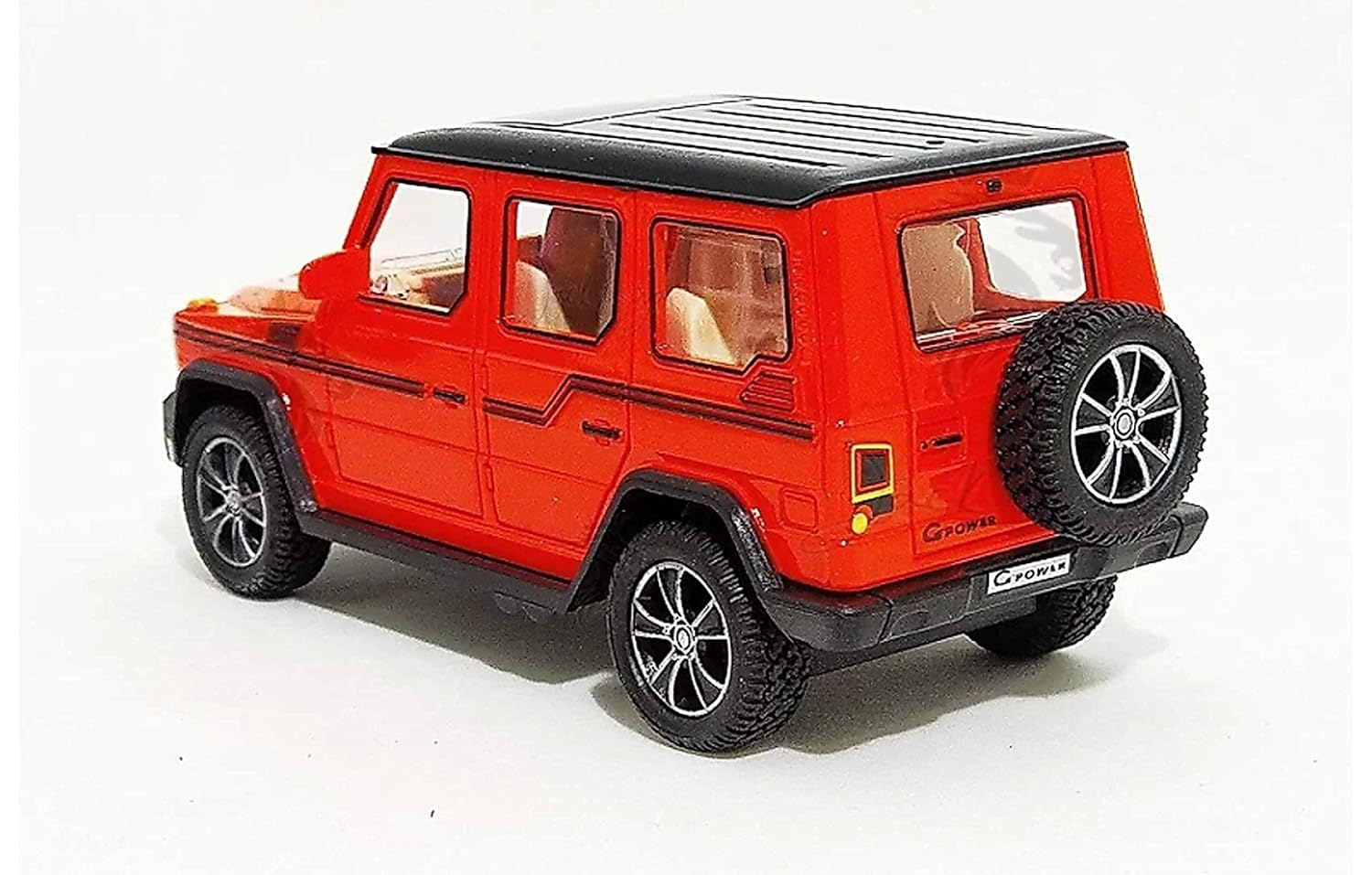 Centy Pull Back Series red G-Power AMG SUV toy car with black roof and detailed wheels