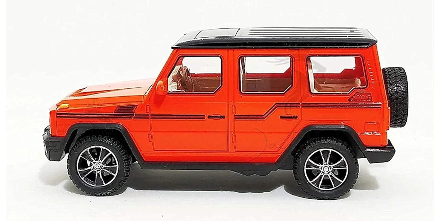 Centy Pull Back Series G-Power AMG SUV toy car in bright red with black roof and detailed wheels